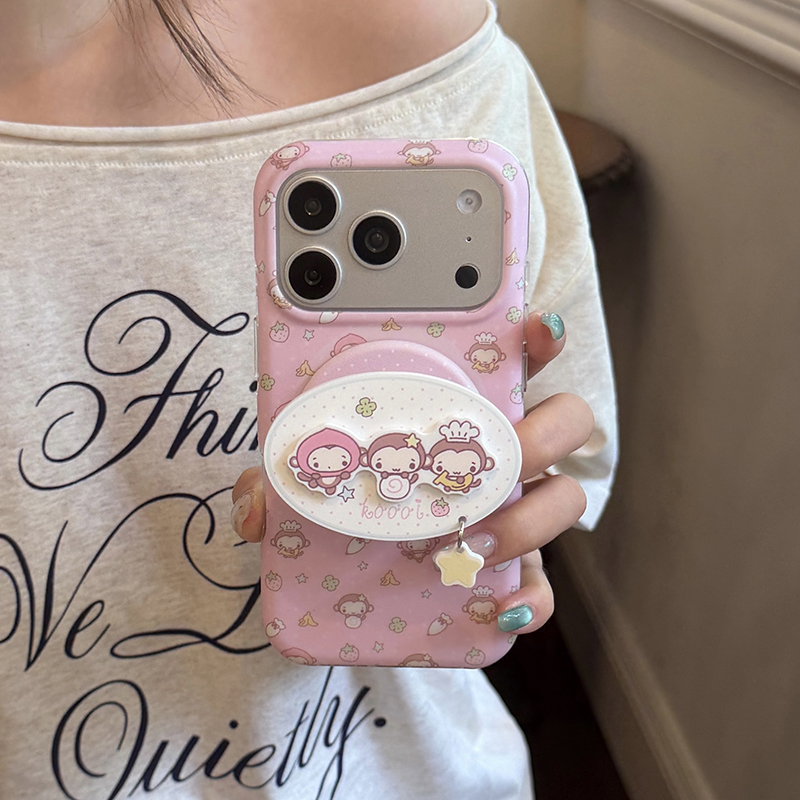 Taco Stand Holder - Kawaii Cartoon Aap Magnetische Telefoonhoes voor