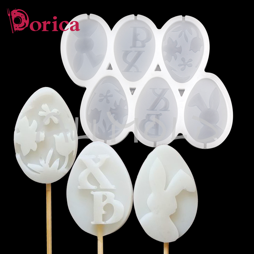 Bunny Cake Mold - Dorica Bunny Patroon Paaseieren Siliconen Epoxy