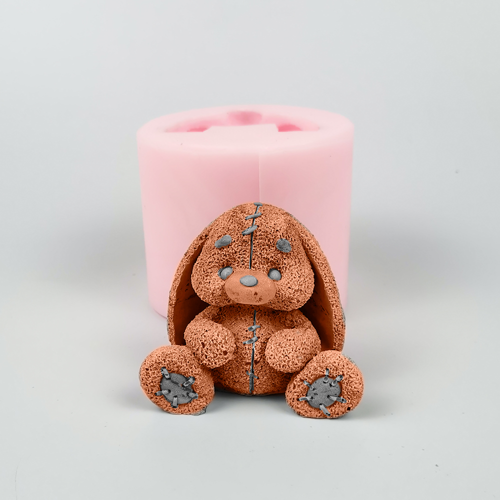 Siliconen mal 3D schattige car - Bunny Cake Mold recensie en prijs