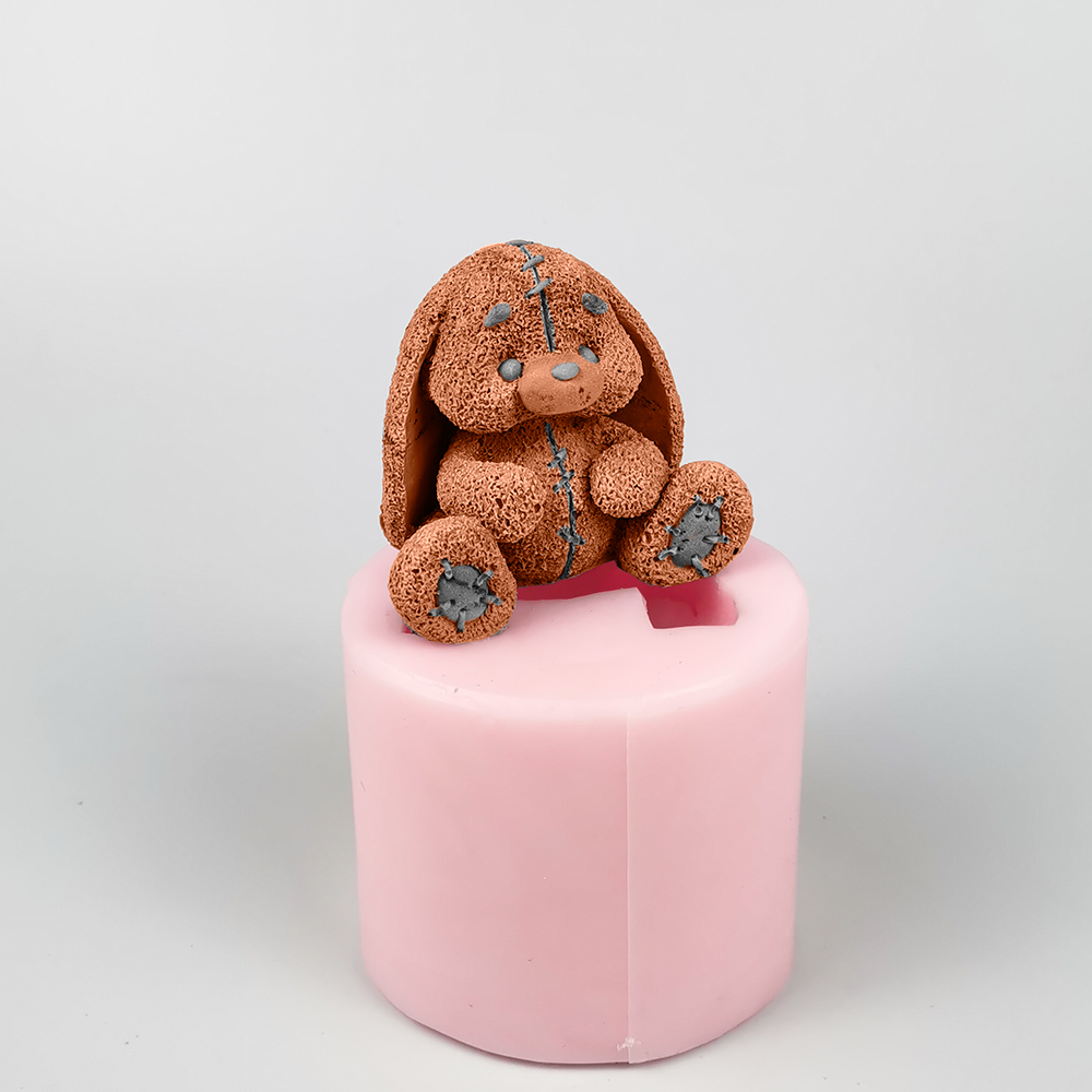 Siliconen mal 3D schattige car - Bunny Cake Mold recensie en prijs
