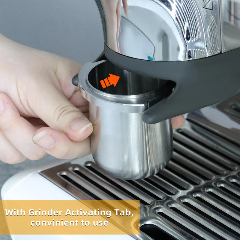 53,3 mm koffiepoederdoseerbeke - Breville Espresso Barista Express recensie en prijs