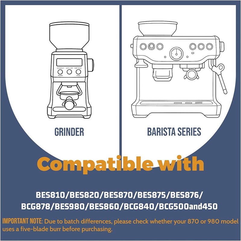 A56T-3X Grinder Burr Blade Voo - Breville Espresso Barista Express recensie en prijs