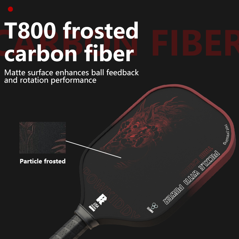 T800 Carbon Fiber Pickleball B - Crepe Pan Carbon recensie en prijs