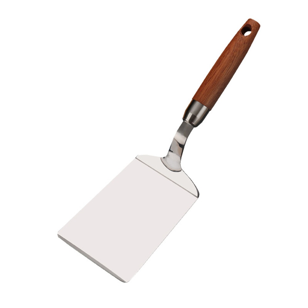Roestvrijstalen spatel met hou - Okonomiyaki Spatula recensie en prijs