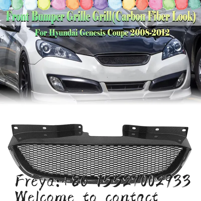 Frontgrill voor Genesis Coupe  - Crepe Pan Carbon recensie en prijs