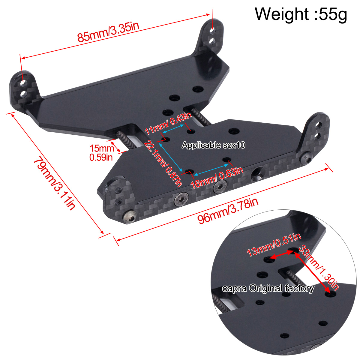 Koolstofvezel Chassis Skid Pla - Crepe Pan Carbon recensie en prijs