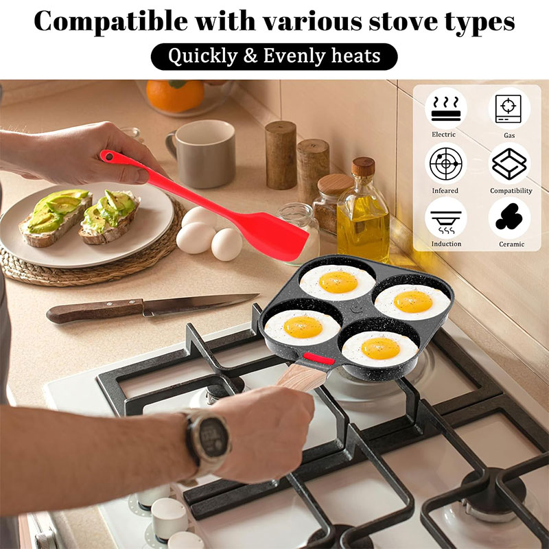 Verdiept Ei Koekenpan Met Deks - Mini Pancake Griddle recensie en prijs