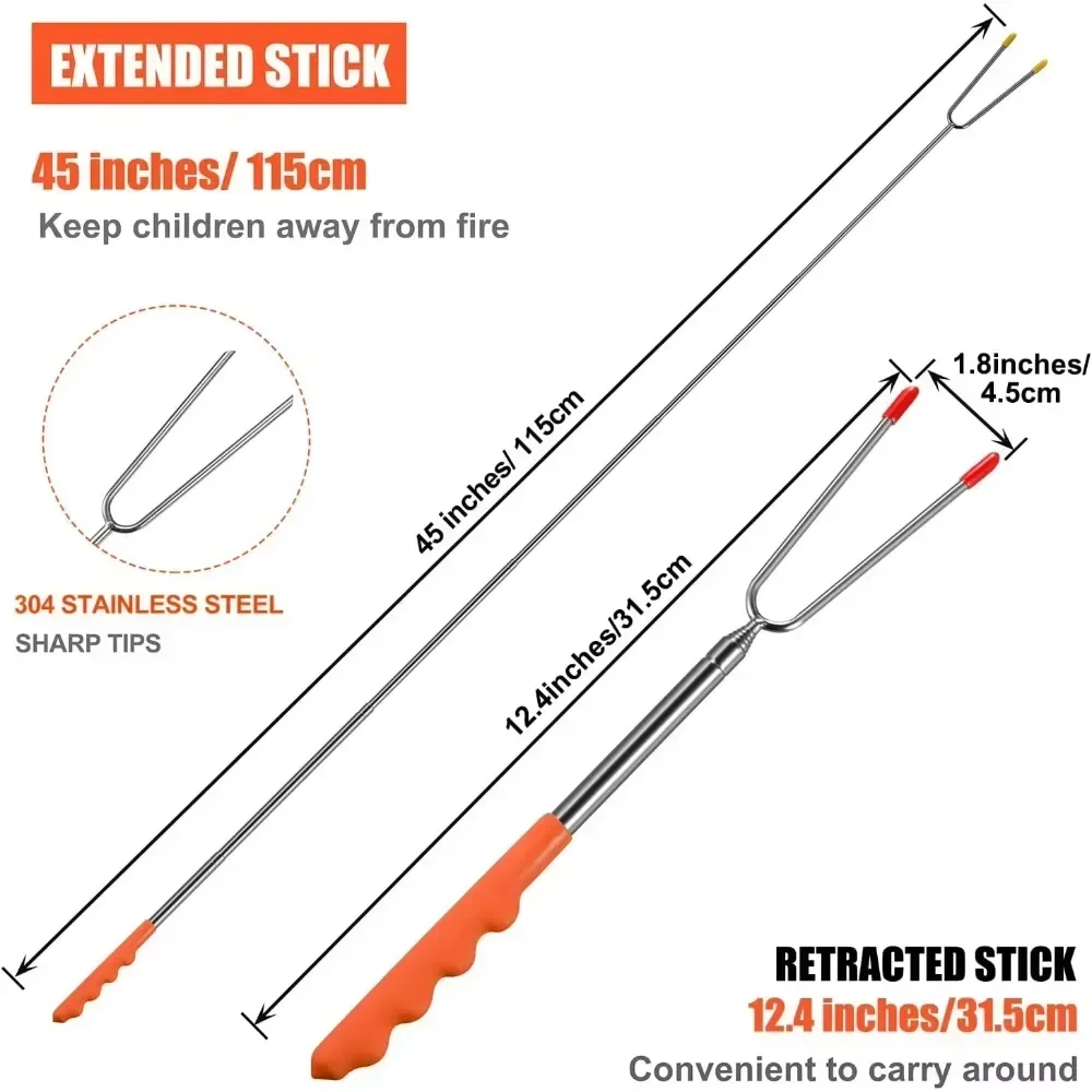 Nieuwe BBQ-vorken Telescopisch - Corn Dog Stick recensie en prijs