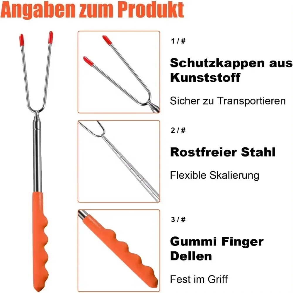Nieuwe BBQ-vorken Telescopisch - Corn Dog Stick recensie en prijs